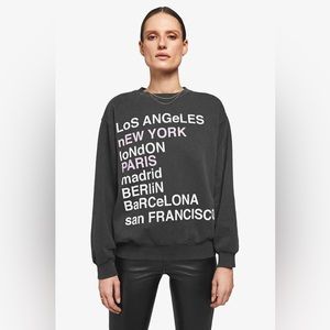 Anine Bing City Love Sweatshirt
